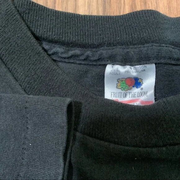 Vintage 1994 Pearl Jam W.M.A. Police Vitalogy Concert T-Shirt Single Stitch Tee - Picture 3 of 7